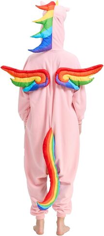 Unicorn Costumes Halloween Unicorn Onesie for Adults Cartoon Animal Christmas Cosplay One-piece Pajamas in Saudi Arabia
