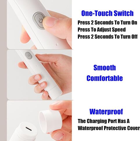 Electric Shoe Cleaning Brush for Leather,Polishing Sneaker Cleaner Brushes Scrubber Boot Scrapper Outdoor,Cordless,Rechargeable for Sports,Golf Shoes-Cleans Mud, Dirt & Stains in Minutes in Saudi Arabia