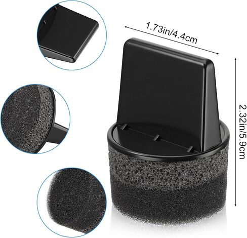 10 Pack Shoe Polish Sponge Applicators, Foam Dauber Brush for Shoe Shine and Leather Care, Reusable Sponge for Boots Bags in Kuwait