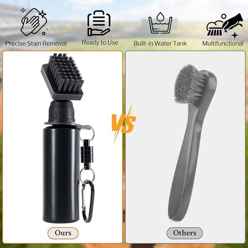 Belongtous Shoe & Boot Cleaner Brush, Portable Magnetic Water Spray Cleat Cleaning Brush, Stiff Nylon Bristles Detachable Kit for Soccer Cleats, Golf Shoes, Baseball Cleats & Hiking Boots in Saudi Arabia