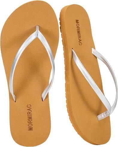 Womens Slim Leather Comfortable Flip Flops Summer Beach Thong Sandals Arch Support Non Slip in Saudi Arabia