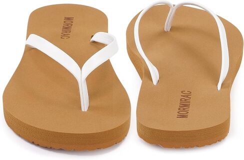 Womens Slim Leather Comfortable Flip Flops Summer Beach Thong Sandals Arch Support Non Slip in Saudi Arabia