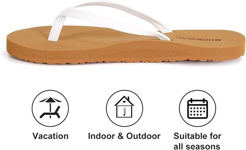 Womens Slim Leather Comfortable Flip Flops Summer Beach Thong Sandals Arch Support Non Slip in Saudi Arabia