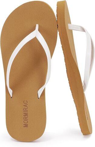 Womens Slim Leather Comfortable Flip Flops Summer Beach Thong Sandals Arch Support Non Slip in Saudi Arabia