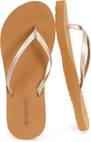 Womens Slim Leather Comfortable Flip Flops Summer Beach Thong Sandals Arch Support Non Slip in Saudi Arabia
