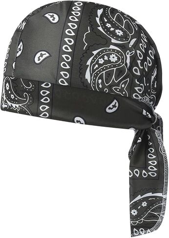 Paisley Cooling Headscarf Cap Helmet Liner Cycling Sports Cap Breathable Sweat Wicking Head Wrap Bandana Hat for Men Women in Saudi Arabia