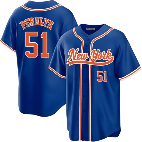 Custom Mens/Women/Youth New York Baseball Stitched T-Shirt for Sports Fan in Saudi Arabia