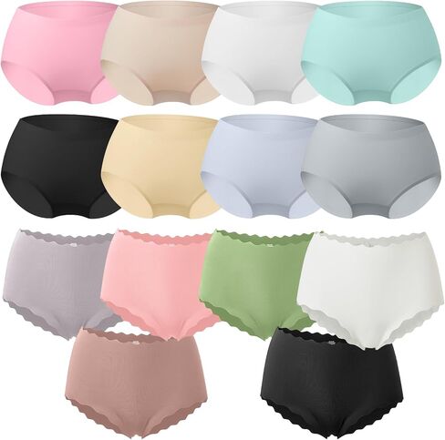 Seamless Underwear Full Coverage Panties for Girls and women Tagless Breathable Underwear 14 Pack in Saudi Arabia
