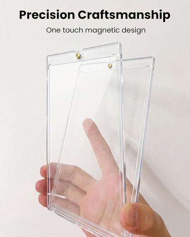 4x6 Photo Magnetic Holders - 5 Pack Clear Hard Plastic Picture Frame Cases with Stronger Magnet, UV Protection for 4 x 6 Inch Photos, Postcards in Saudi Arabia