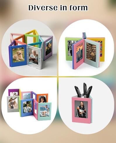 15 PCS Magnet Photo Frames, 2.5"x3.5" Wallet Size Mini Magnetic Photo Frame for Refrigerator for 3.3"x2.1" Picture in Saudi Arabia