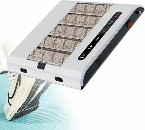 ملمع الأحذية التعريفي الأوتوماتيكي، منظف الأحذية الذكي 260 دورة في الدقيقة للنعال، آلة تنظيف الأحذية بدون ماء قابلة لإعادة الشحن، لمدخل الفندق in Kuwait
