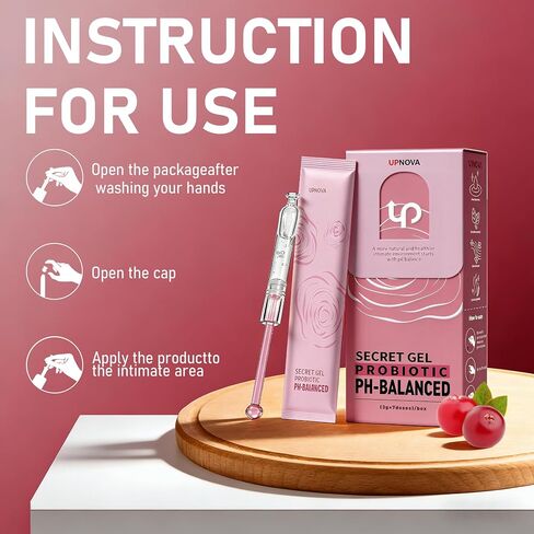 Intimate Recovery Gel, Probiotics + Plant Extracts, pH Balance, Tighten & Brighten, Vaginal Comfort, Dryness & Odor Relief, 3g x 7 Pre-Filled Applicators in Saudi Arabia