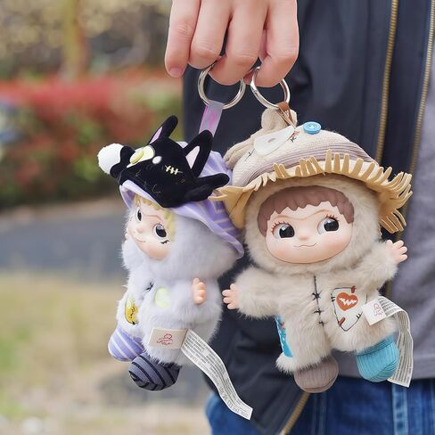 Wakuku The Handicraft World Series Plush Keychain Blind Box 1Pcs (1 of 7 Possible Styles) Wakuku Version 4 Cute Key Ring Decor Figures Collectible Birthday Gifts in Saudi Arabia
