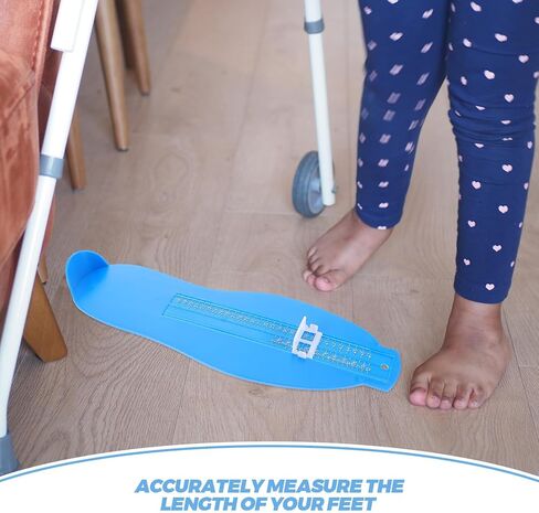 HANABASS Adult Foot Measuring Device and Shoe Sizer Gauge for Accurate Feet Size Measurement for Home Use and Shoe Fitting in Kuwait