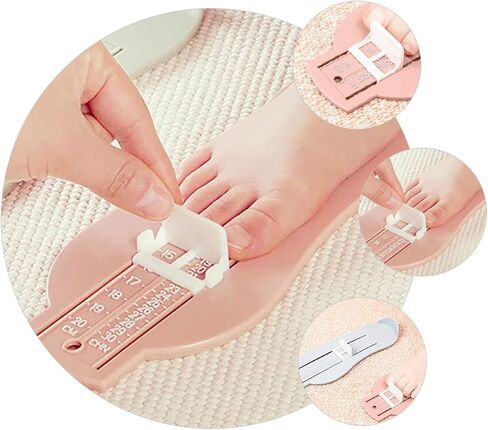 SUPVOX 3pcs Foot Measuring Ruler Set and Shoe Size Gauge Extended Panda Ruler for Boys and Ages 0-15, Accurate Feet Size Measuring Tool for Shoe Selection in Kuwait