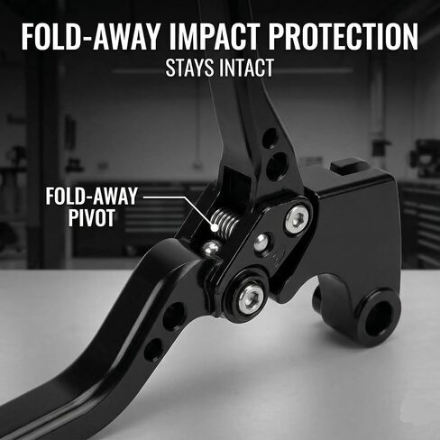Motorcycle Brake Clutch Levers Adjustable CNC for GSXR 600 750 1000 GSXR600 GSXR750 2006-2022 GSXR1000 2009-2022 2005-2006 GSXS1000/F/ABS 2015-2020 (not for 2007-2008) Black in Saudi Arabia