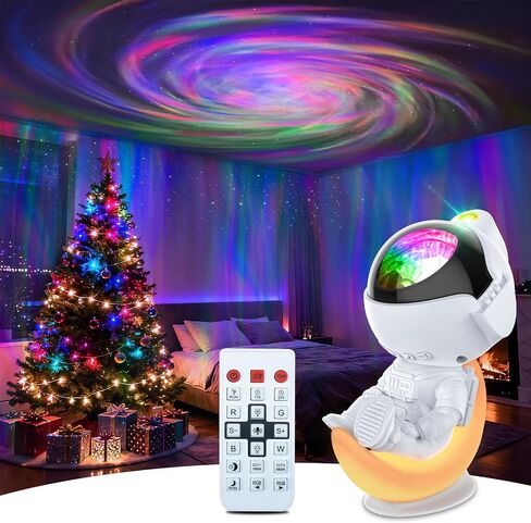 Rossetta Astronaut Galaxy Projector, Star Lights for Bedroom, Night Light Projectors with Timer and Remote, Kids Adults Room Decor Aesthetic, Gifts for Christmas, Birthdays in Kuwait