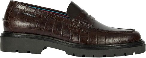 Paul Smith Mens Mens Shoe Bolzano Brown Croc Print in Kuwait