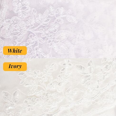 Wedding Veil Pearls and Crystals Beaded Edge Fingertip Length Bridal Veil for Wedding Party photography Fashion Show in Saudi Arabia
