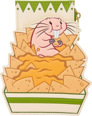 Loungefly Disney: Kim Possible - Rufus - Nachos Card Holder - 4 Card Slots with a Zippered Compartment - Great for Kids & Adults - Collectible Wallets in Kuwait