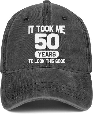 50th Birthday Gifts Him Her - It Took Me 50 Years to Look This Good Hat - 50th Birthday Decorations Men Women in Saudi Arabia