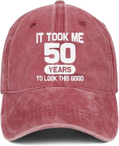 50th Birthday Gifts Him Her - It Took Me 50 Years to Look This Good Hat - 50th Birthday Decorations Men Women in Saudi Arabia