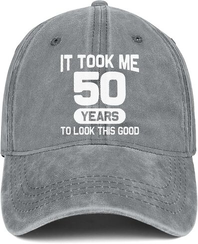 50th Birthday Gifts Him Her - It Took Me 50 Years to Look This Good Hat - 50th Birthday Decorations Men Women in Saudi Arabia