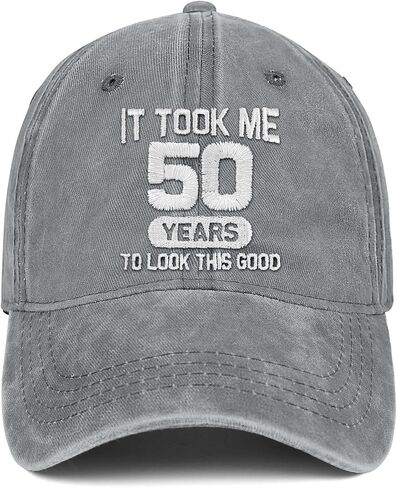 50th Birthday Gifts Him Her - It Took Me 50 Years to Look This Good Hat - 50th Birthday Decorations Men Women in Saudi Arabia
