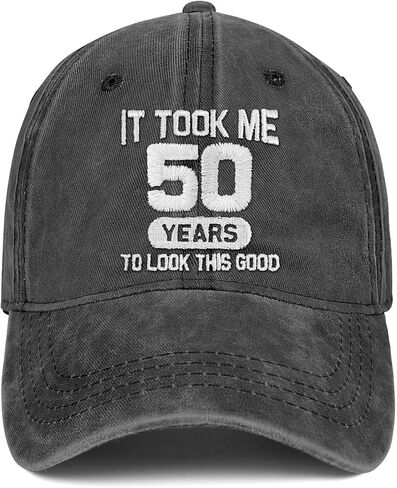 50th Birthday Gifts Him Her - It Took Me 50 Years to Look This Good Hat - 50th Birthday Decorations Men Women in Saudi Arabia