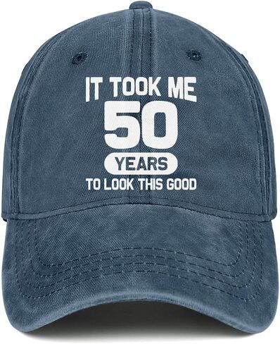 50th Birthday Gifts Him Her - It Took Me 50 Years to Look This Good Hat - 50th Birthday Decorations Men Women in Saudi Arabia