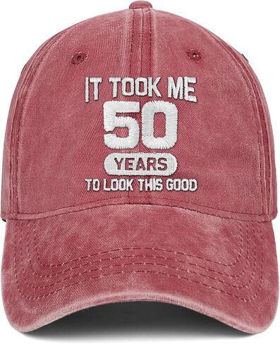 50th Birthday Gifts Him Her - It Took Me 50 Years to Look This Good Hat - 50th Birthday Decorations Men Women in Saudi Arabia