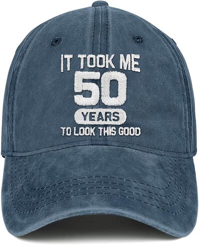 50th Birthday Gifts Him Her - It Took Me 50 Years to Look This Good Hat - 50th Birthday Decorations Men Women in Saudi Arabia