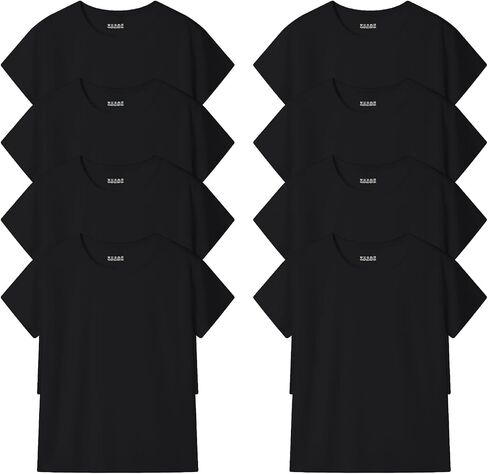 8 Pack Boys T Shirts Kids Mesh Cloth Athletic Quick Dry Short Sleeve Moisture Wicking Tee Shirts Active Tops in Kuwait