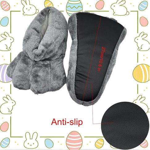 Bunny Feet Slippers for Women Men, Costume Footwear, Rabbits Shoes for Easter Halloween Cosplay in Saudi Arabia