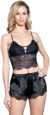 Kristal Cami Set Black in Saudi Arabia