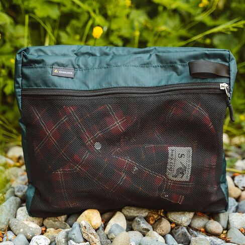 Coghlan's Organizer Bags Set - 3 Sizes (7.5"x3.5", 10"x8", 12"x10") - Lightweight Oxford Ripstop with Mesh Front, Zippered Access - Ideal for Camping Gear, Travel Essentials, and Storage Solutions in Kuwait