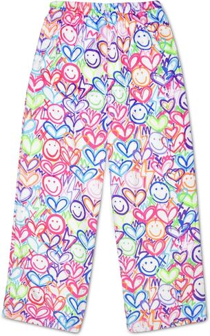 iscream + Corey Paige Designs Big Girls Silky Soft Plush Fleece Pants - Live Brightly Collection in Kuwait
