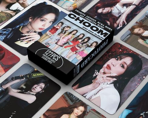Yuto 127 PCS Album choom Photocards 55 PCS Lomo Cards Set 72 PCS Stickers Postcard Gift Merchandise for Boys and Girls in Saudi Arabia