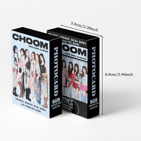 Yuto 127 PCS Album choom Photocards 55 PCS Lomo Cards Set 72 PCS Stickers Postcard Gift Merchandise for Boys and Girls in Saudi Arabia