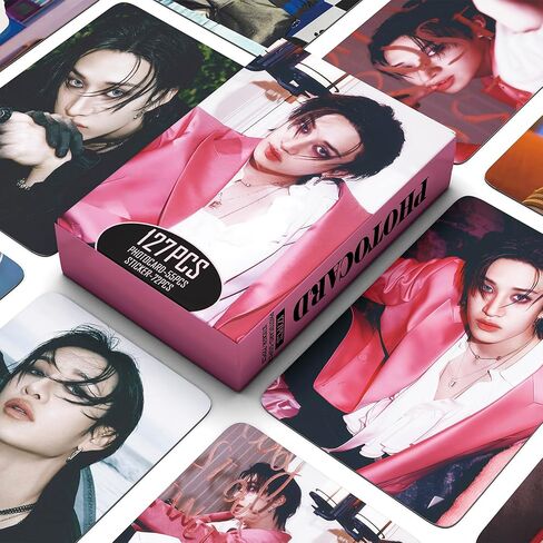 Stray Kids Photocards 127PCS DO IT Album Photo Card Set Stray Kids Merch 55 PCS Photocard and 72 PCS Stickers Gift for STAY Straykids Gift Set (BANGCHAN) in Kuwait
