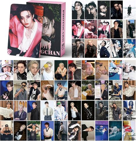 Stray Kids Photocards 127PCS DO IT Album Photo Card Set Stray Kids Merch 55 PCS Photocard and 72 PCS Stickers Gift for STAY Straykids Gift Set (BANGCHAN) in Kuwait