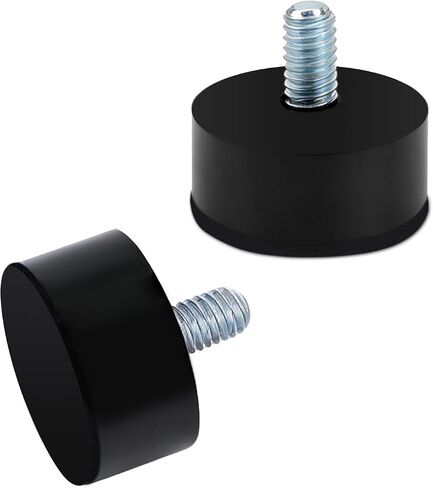 2 Pcs End Cap Replacement Finials, Screw on Curtain Rod End Caps, Cylindrical Drapery Rod Finials, Black Drapery Round Curtain Rods Finial for 6mm Curtains Rods ﻿ in Saudi Arabia