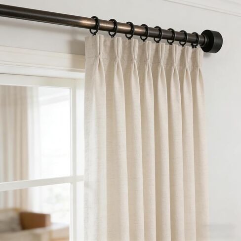 2 Pcs End Cap Replacement Finials, Screw on Curtain Rod End Caps, Cylindrical Drapery Rod Finials, Black Drapery Round Curtain Rods Finial for 6mm Curtains Rods ﻿ in Saudi Arabia