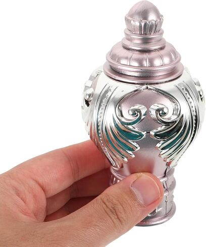 ARTIBETTER Curtain Rod Finial, Two-Tone Classic Rose Finial，Plastic Drapery Rail Head Cap Decorative Window Curtain Rail Ends Fit for 26-28mm Rod in Kuwait