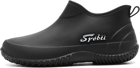 Womens Garden Low Top Rain Boots Waterproof Non Slip Comfort Slip On Round Toe Lightw Flat Booties Daily Casual Fishing Farming Boating in Kuwait