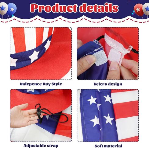 6 Pcs 4th of July 12 ft Skeleton Accessories Set Patriotic Outfit Includes Flag Cape, Top Hat, Bow Tie, Shorts, 2 Mini Flags Independence Day Garden Lawn Decor 250th Anniversary (Patriotic) in Saudi Arabia
