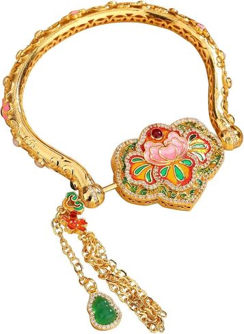 Amulet Golden Women's Bracelet,Gifts for ladies and mothers Feng shui,Attracting wealth Bring Good Luck,Safty, Healthy,Succes in Saudi Arabia