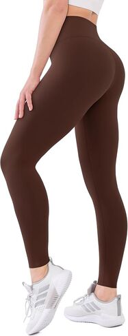 High Waisted Leggings with Pockets for Women Buttery Soft Full Length Capri Workout Yoga Pants in Saudi Arabia