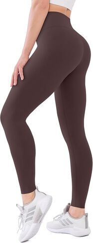High Waisted Leggings with Pockets for Women Buttery Soft Full Length Capri Workout Yoga Pants in Saudi Arabia