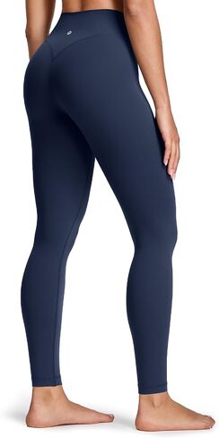 HeyNuts Bold V-dip Back No Front Seam Leggings 28'', Light to Medium Support, Butt Lifting High Waisted Yoga Pants in Kuwait